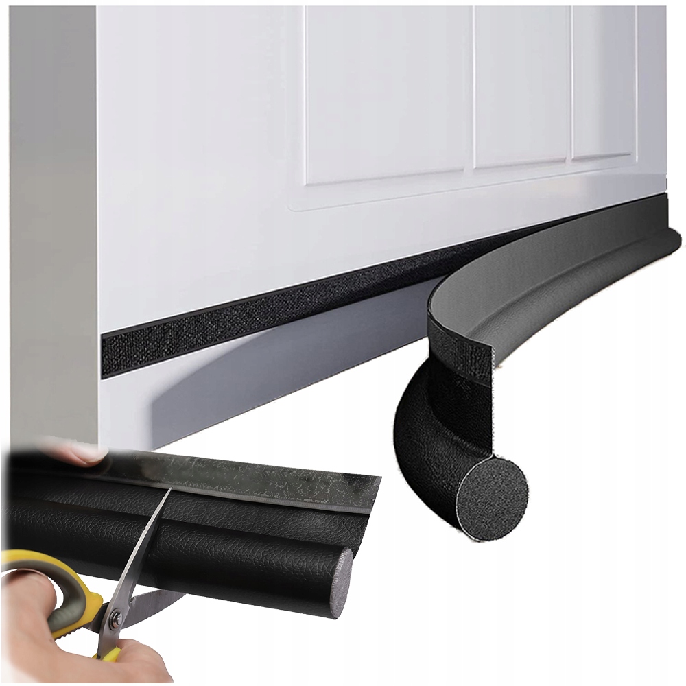 USZCZELKA PIANKOWA POD DRZWI PRZECIĄG PIANKA CZARN ZATRZYMUJE ZIMNO