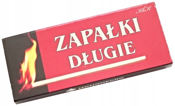 Zapałki długie 75 mm a'15 karton 500 szt