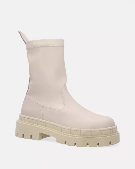Botki Venezia Eri 0461097 513 Kremowy r40