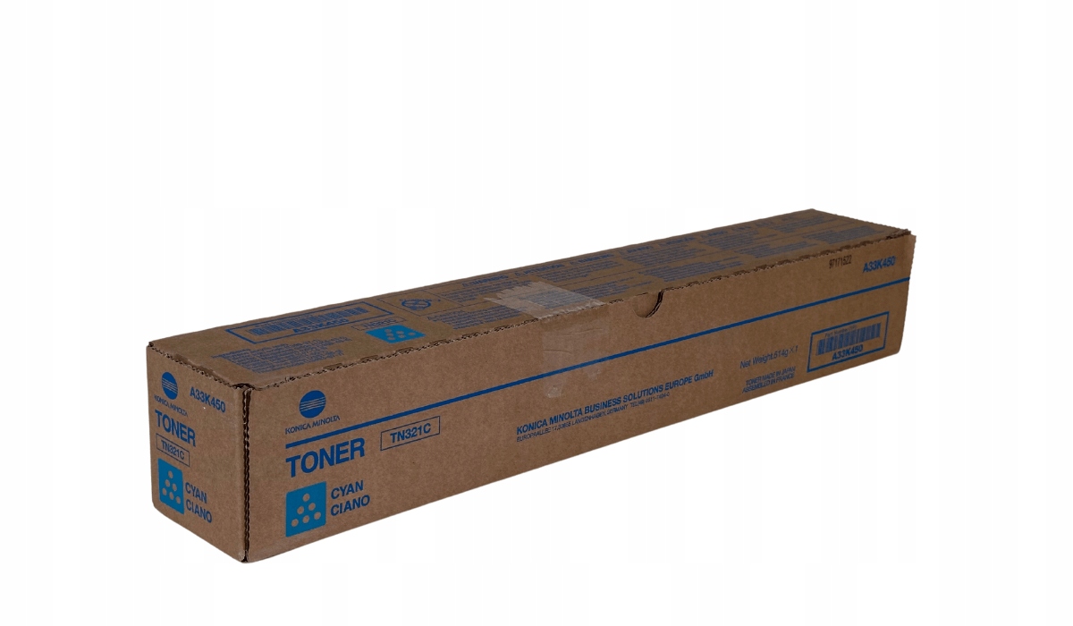 Toner Konica Minolta TN-321 A33K450 C Originál C224e C284e C364e