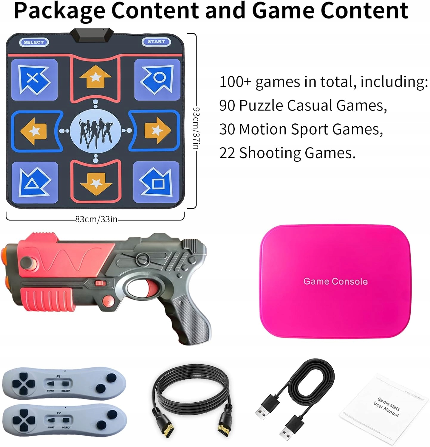 Damcoola Herní konzole 100+