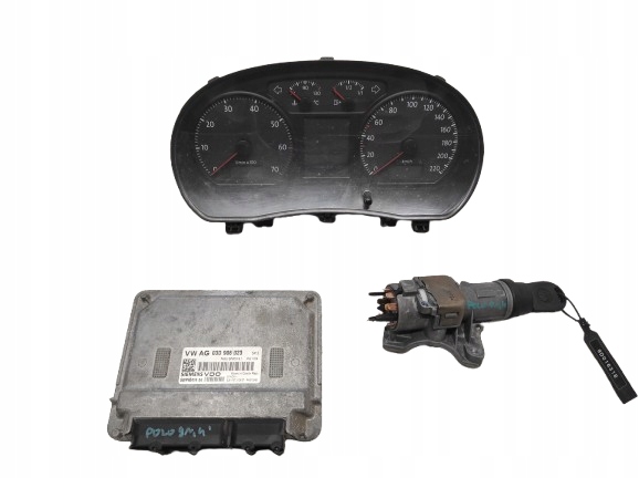 VW POLO 4 IV 9N LIFT 05- 1.2 ZESTAW STARTOWY STEROWNIK 03D906023