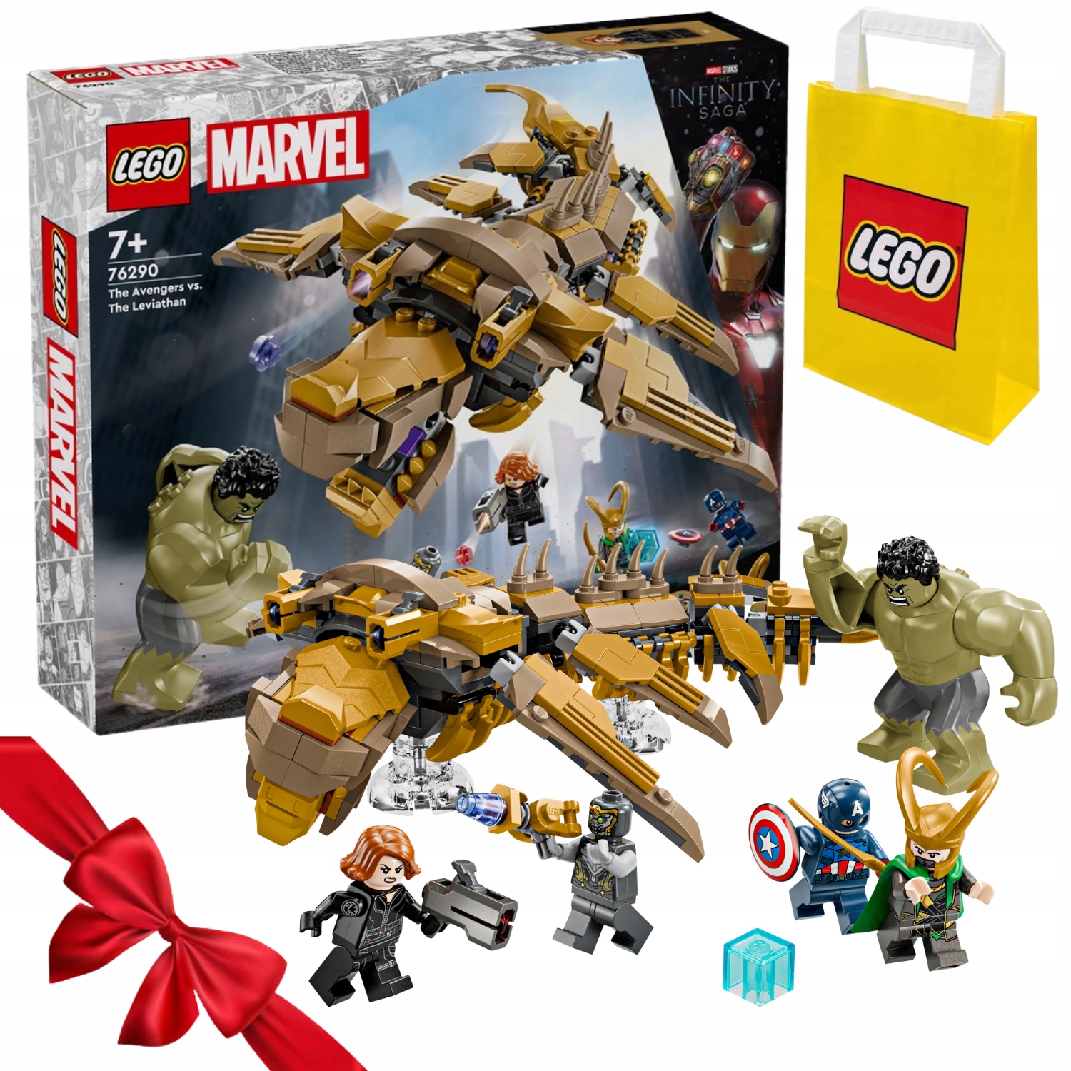Zestaw Klocków Lego Marvel 76290 Avengers Kontra Lewiatan Top