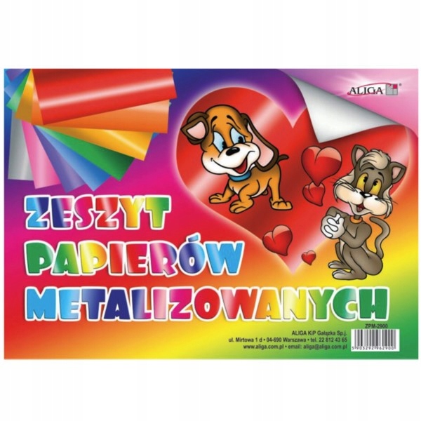 

Papier Kolorowy Metalizowany B5 ZPM-2900