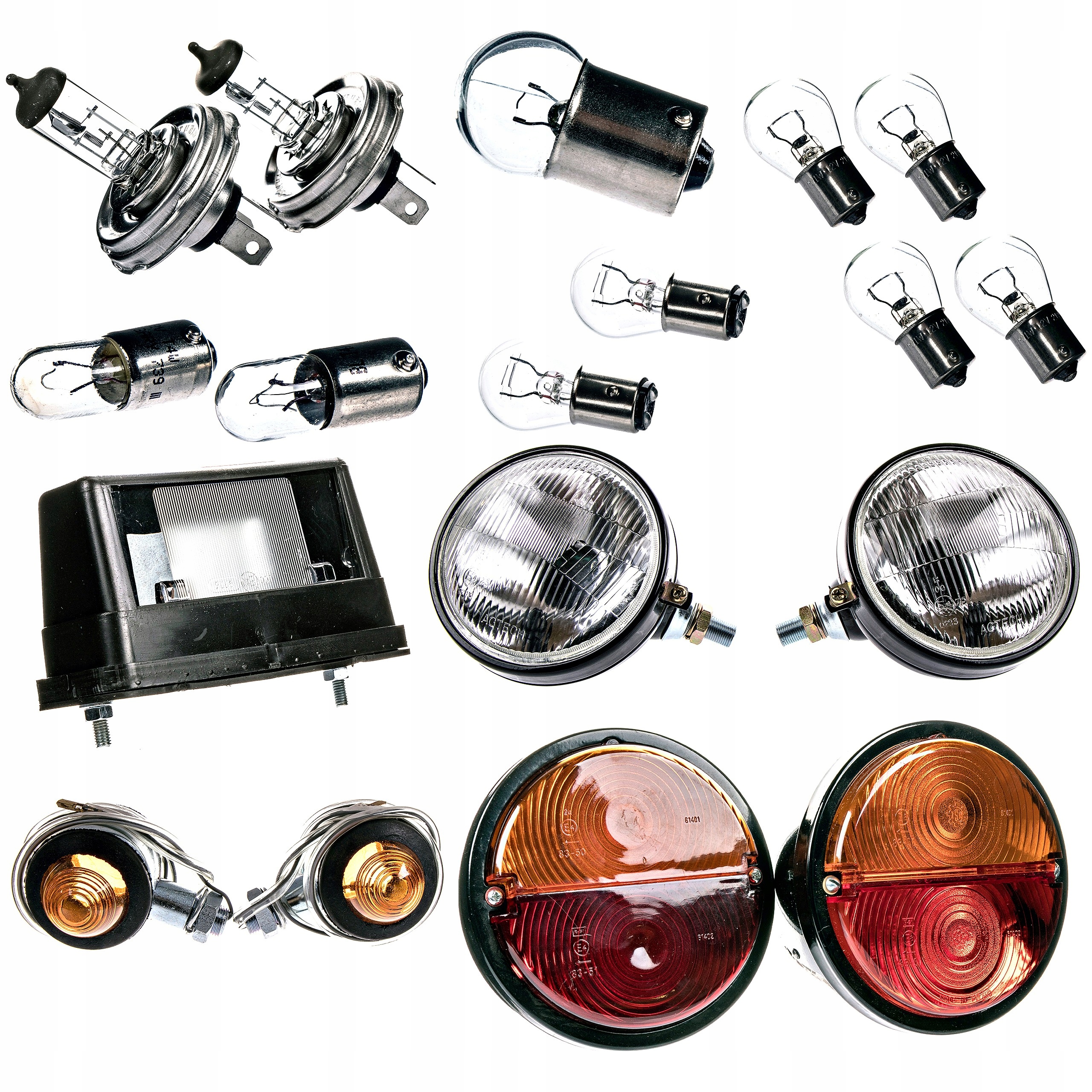 Lampy Ursus C-330 komplet przód tył kierunkowskazy podświetlenie tablicy