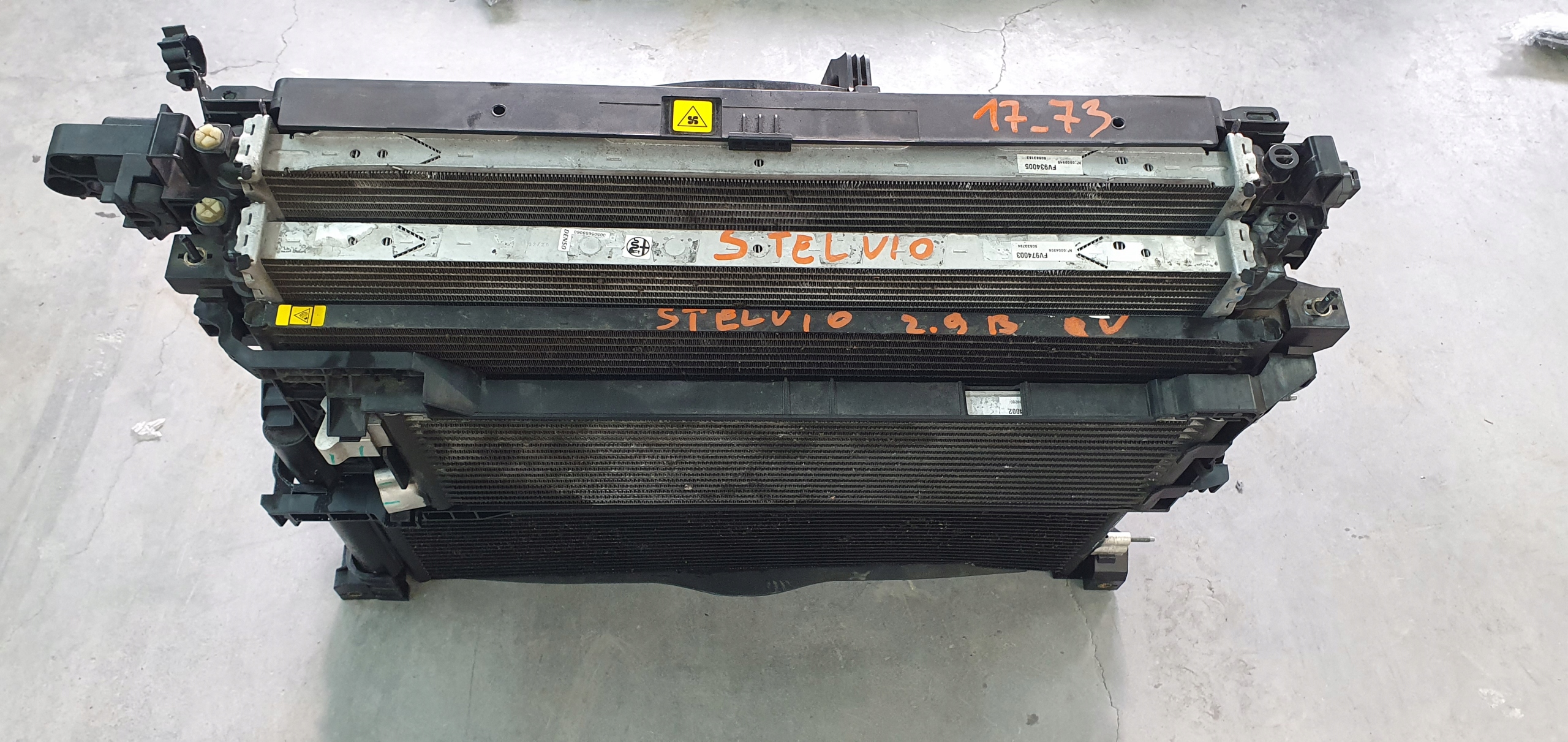 PAS-PRZÓD WZMOCNIENIE CHŁODNICE Alfa Romeo QV QUADRIFOGLIO 2.9 2022 Producent części Alfa Romeo OE