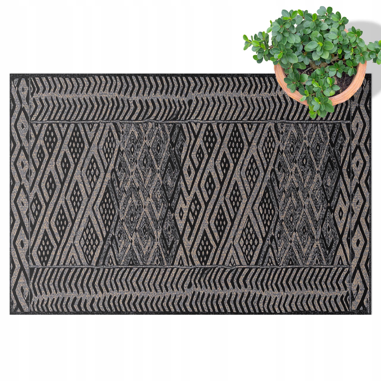 Vinylový Koberec z Pvc Odolný vůči vodě Terasa Balkon Zahrada Mix vzorů 80x120