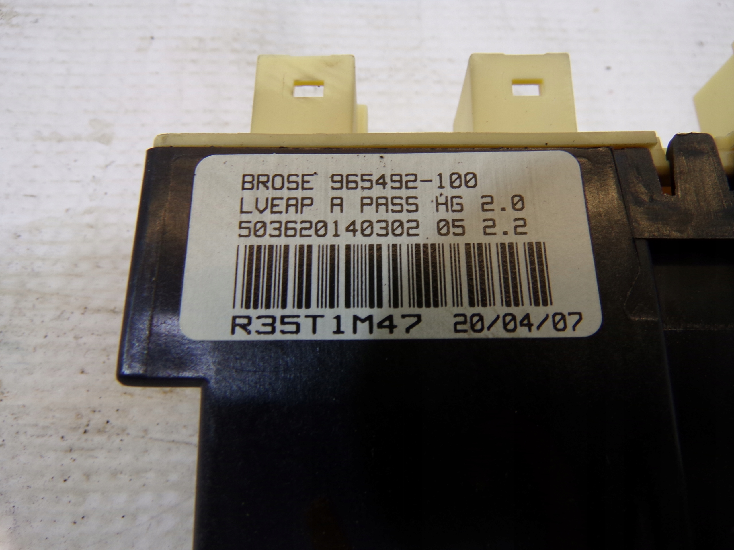 mini motor windows right front CITROEN C4 965492100