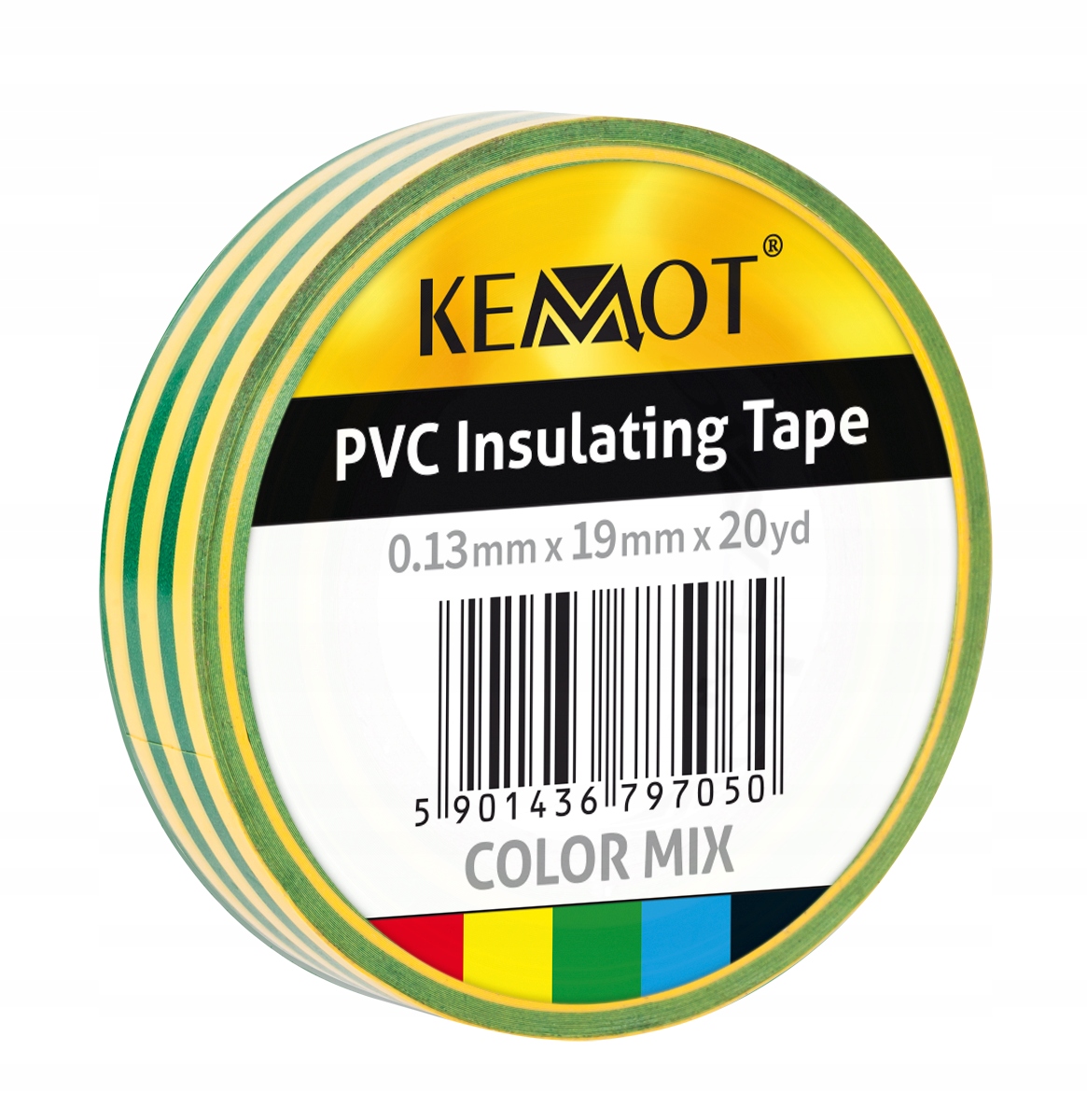 NAR0436 Tasma izolacyjna klejaca Rebel (0,13 mm x