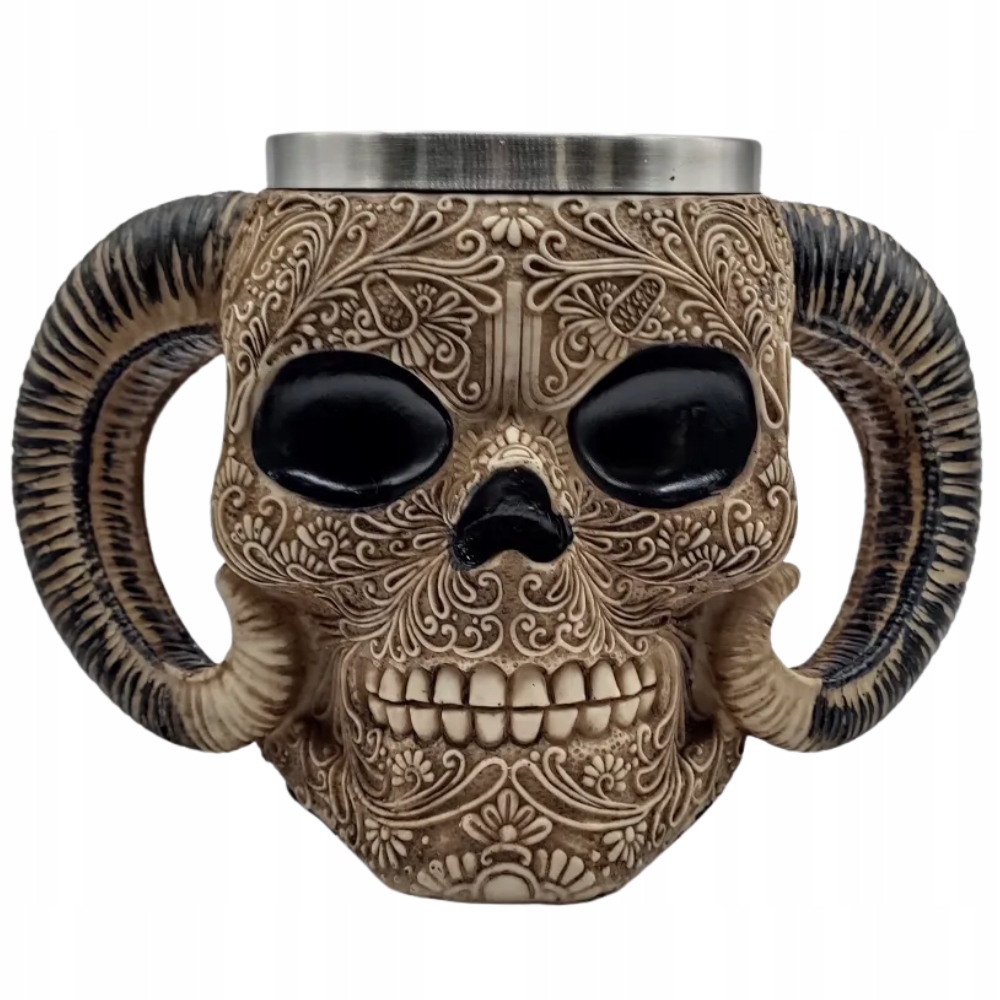 Epický Pivní Sklenice Hrnek Rituální Nádoba Nerezová Ocel 500ML Larp Rpg