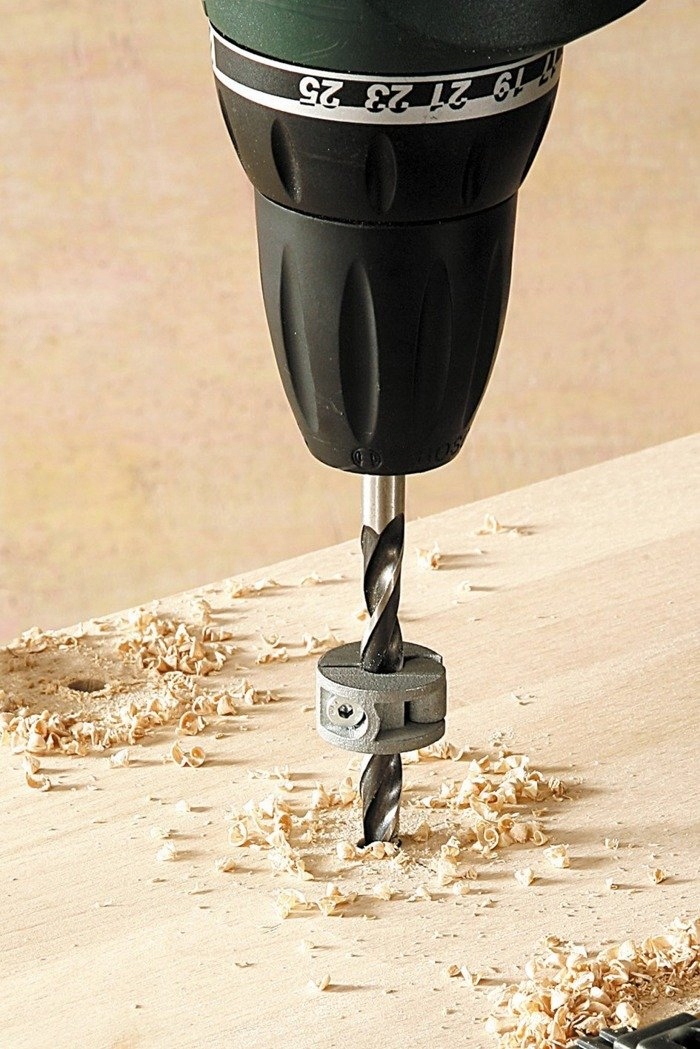 WOLFCRAFT 2755000 OGRANICZNIKI GŁĘBOKOŚCI WIERCENIA 6 8 10MM Liczba elementów w zestawie 4