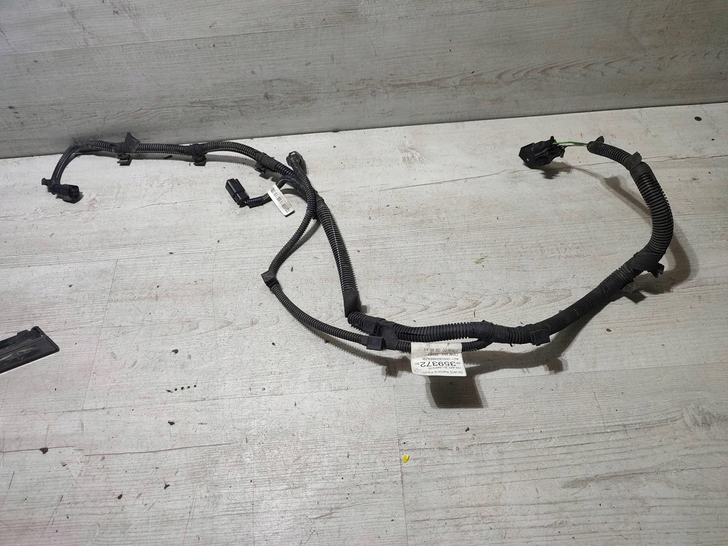 Opel Corsa F 2020 cablaggio Paraurti posteriore