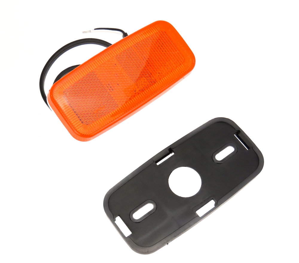 LAMPA LED OBRYSOWA ŻÓŁTA PRZYCZEPY NACZEPY DIODOWA Strona zabudowy Lewe boczne Prawe boczne