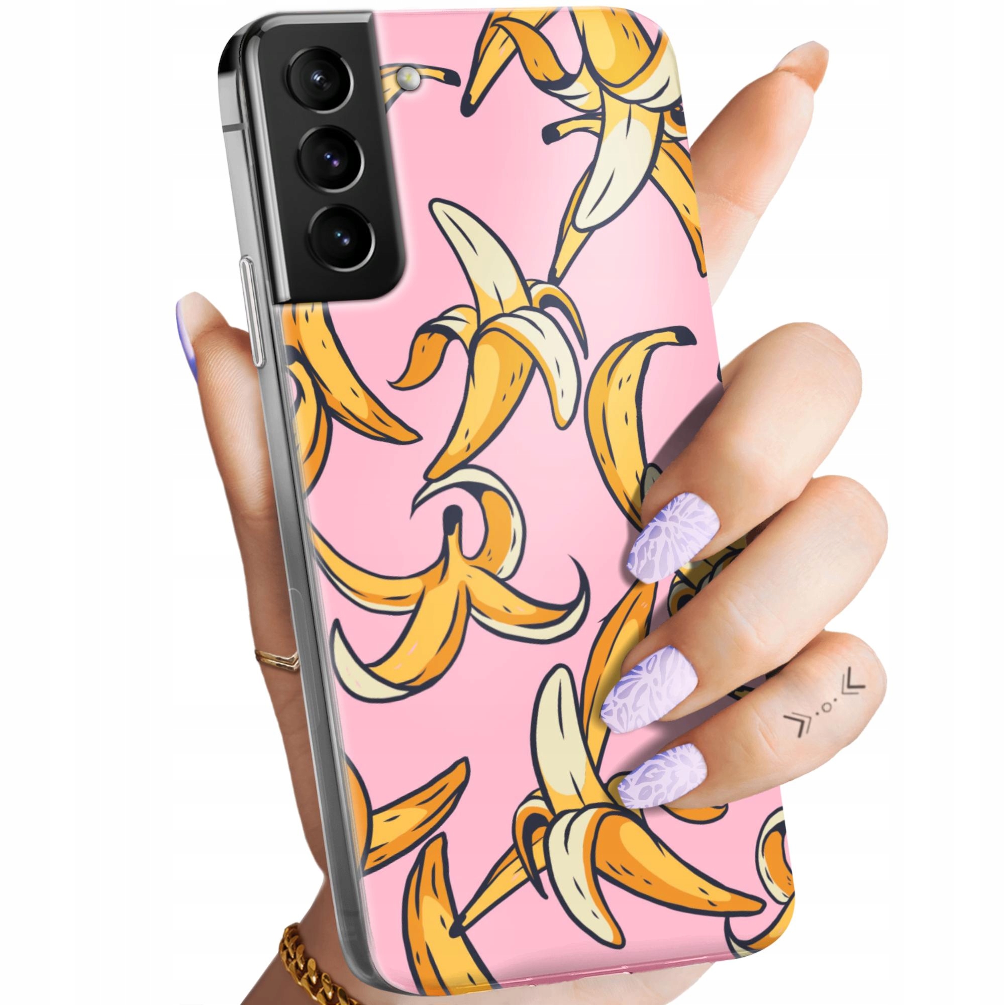 Etui Do Samsung Galaxy S21 Ultra 5G Banan Owoc Żółty Obudowa Case