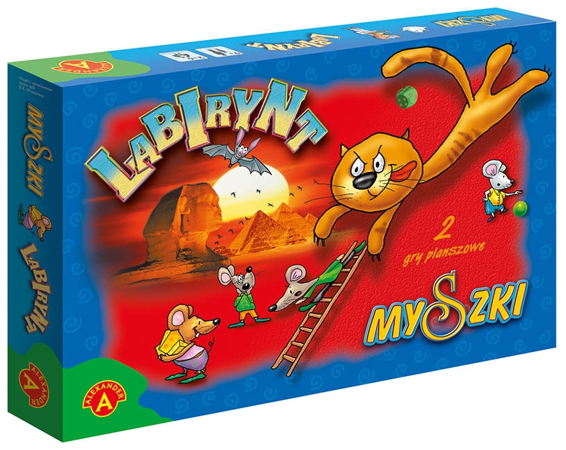 Labirynt Myszki 2 gry planszowe Alexander