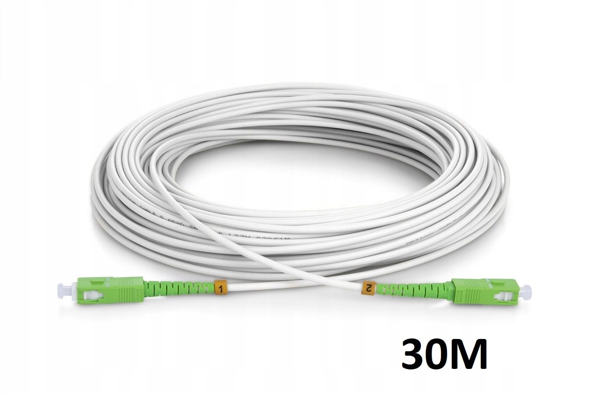 Patchcord światłowodowy ConnLink GOLD SC/APC-SC/APC G.657A2 SIMPLEX 30M
