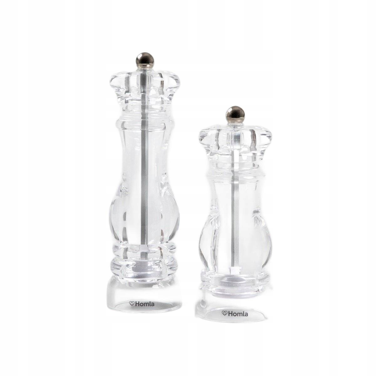 Sada mlýnků Hallais 2 ks, akrylové, 20 cm a 16 cm Homla