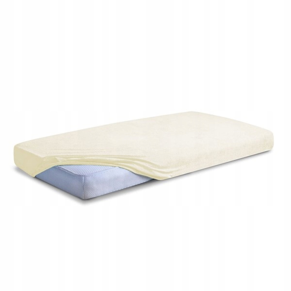 Froté prostěradlo s gumičkou 180x200 ekri Premium