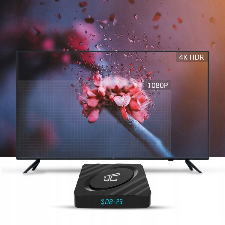 SMART BOX TV 4K ANDROID DEKODER INETRNETOWY DZIAŁA TELEWIZJA REPUBLIKA Kod producenta SMART BOX TV 4K ANDROID NETFLIX YOUTUBE