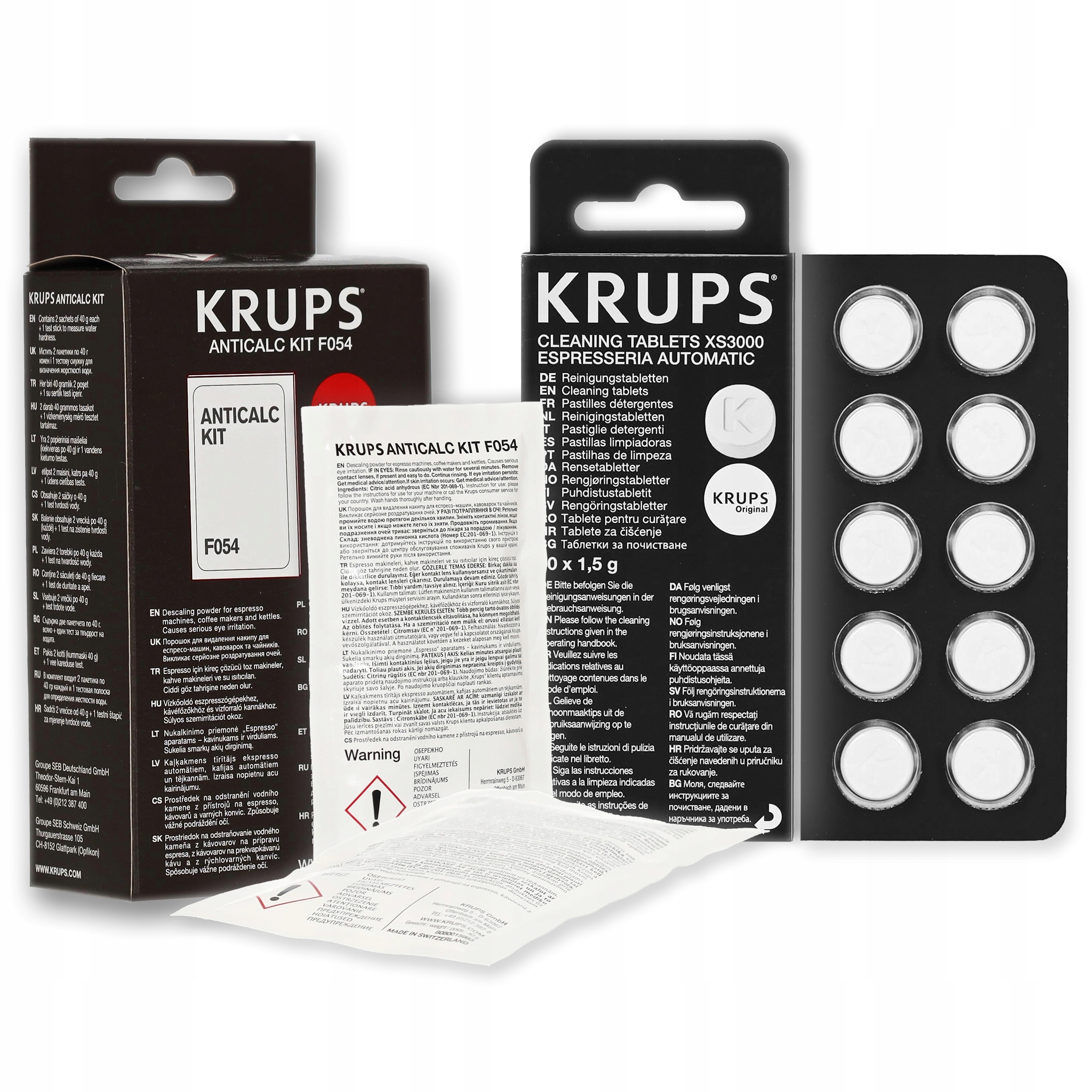 

Odkamieniacz F054 tabletki XS3000 Krups oryginał