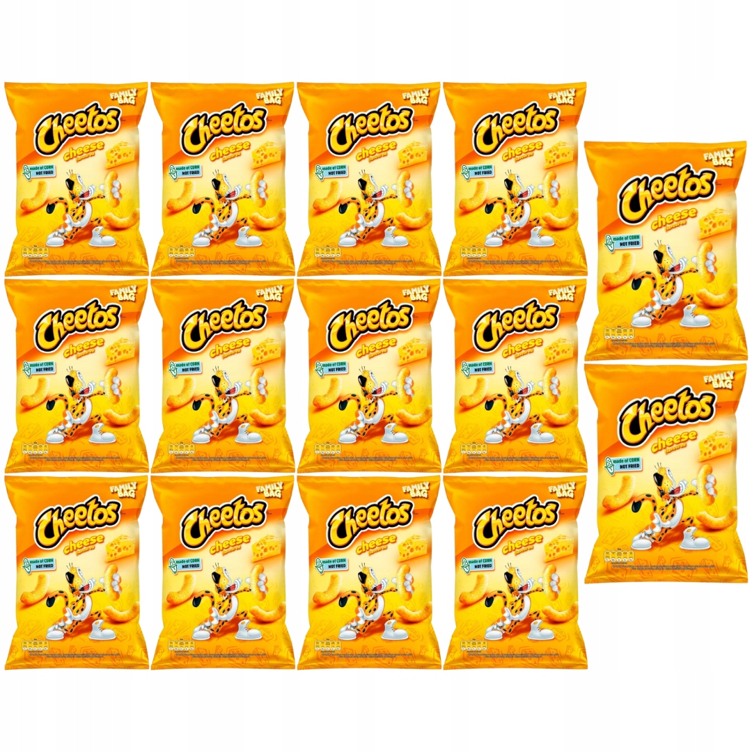 Cheetos Chrupki kukurydziane o smaku sera 130 g x 14 sztuk