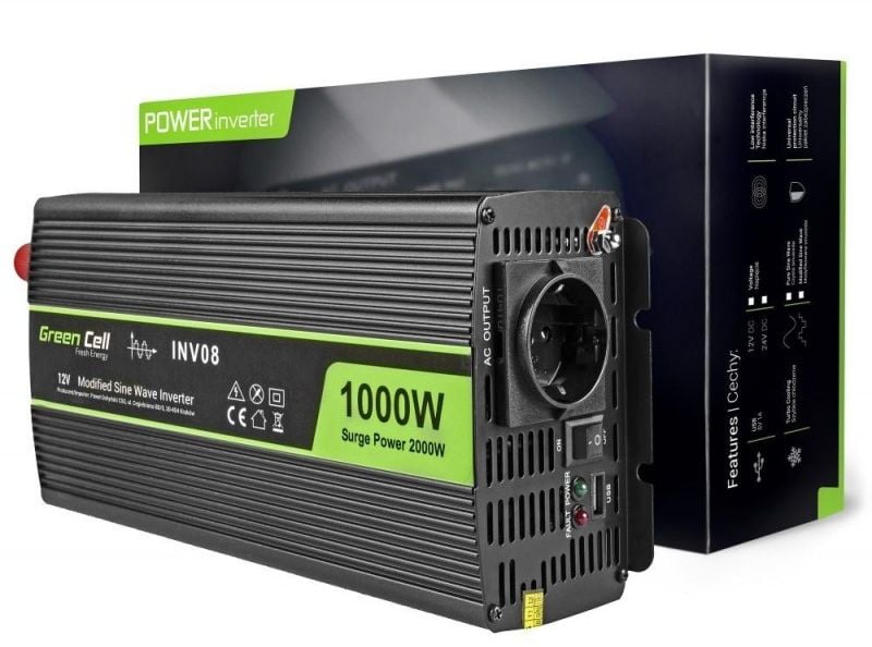 

Przetwornica 12V/220V 1000W/2000W (INV08)