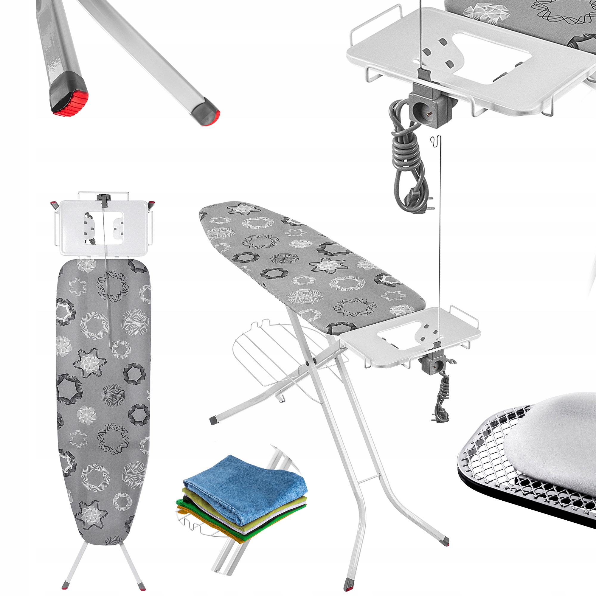 Levně Žehlicí Prkno 120 x 38 cm Se Zásuvkou