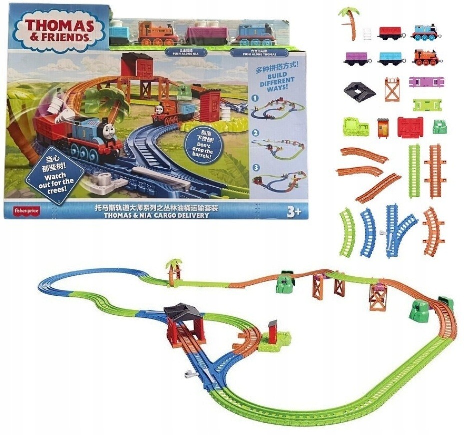 Fisher-Price Tomek i Przyjaciele Zestaw Tor Thomas & Nia Załadunek Towarów