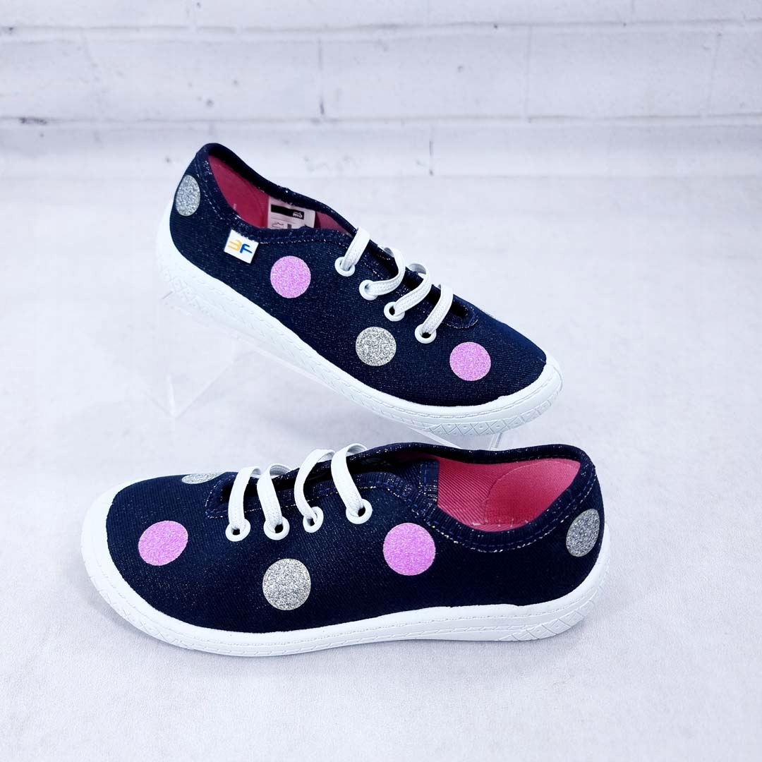 3F trampki szkolne dziewczęce z białą podeszwą papcie do przedszkola 32 Rozmiar 32