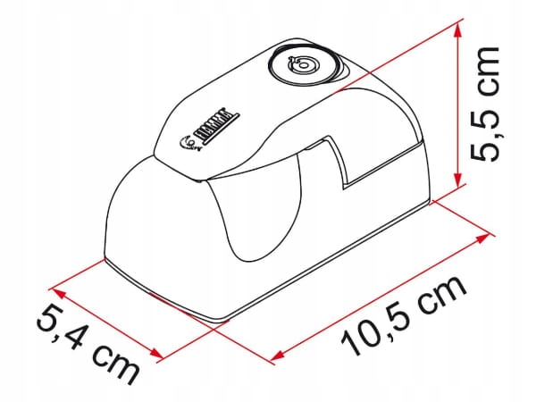 Kit Security Lock zamek do poreczy Security Fiamma Brand Fiamma