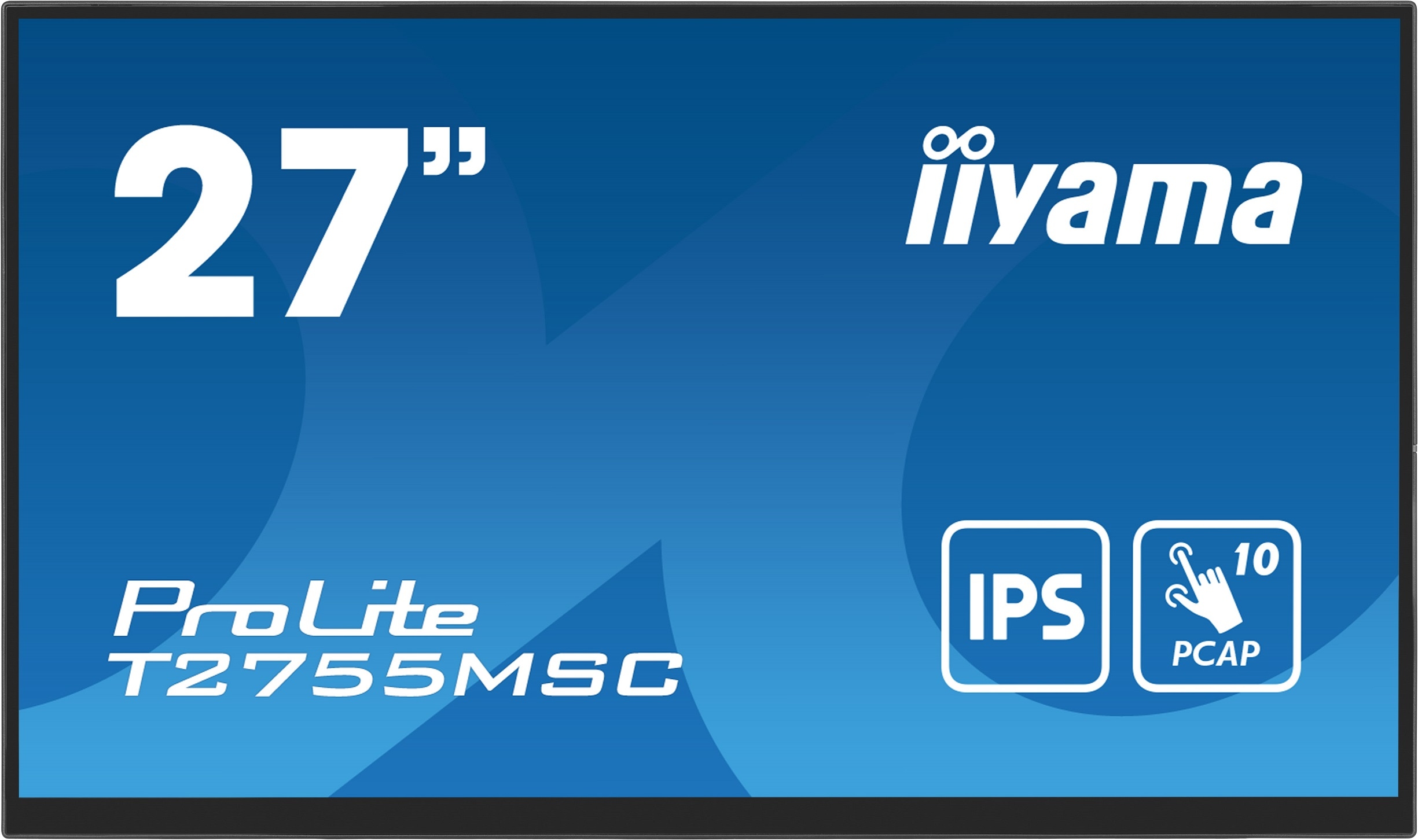 27" iiyama T2755MSC-B1: Ips, Fhd, Pcap, Webcam