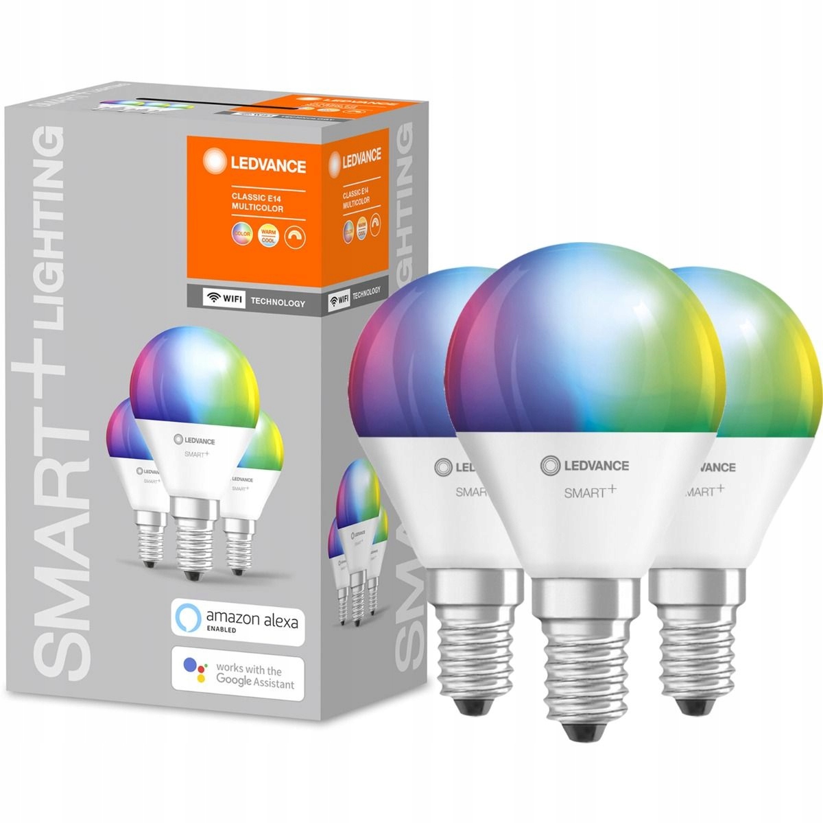 Ledvance Led žárovky E14 5W Rgb DIM Smart+ WiFi x3