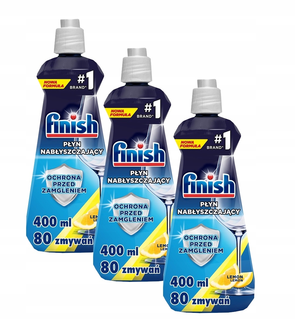 

Finish Nabłyszczacz do zmywarki Lemon 3 x 400ml