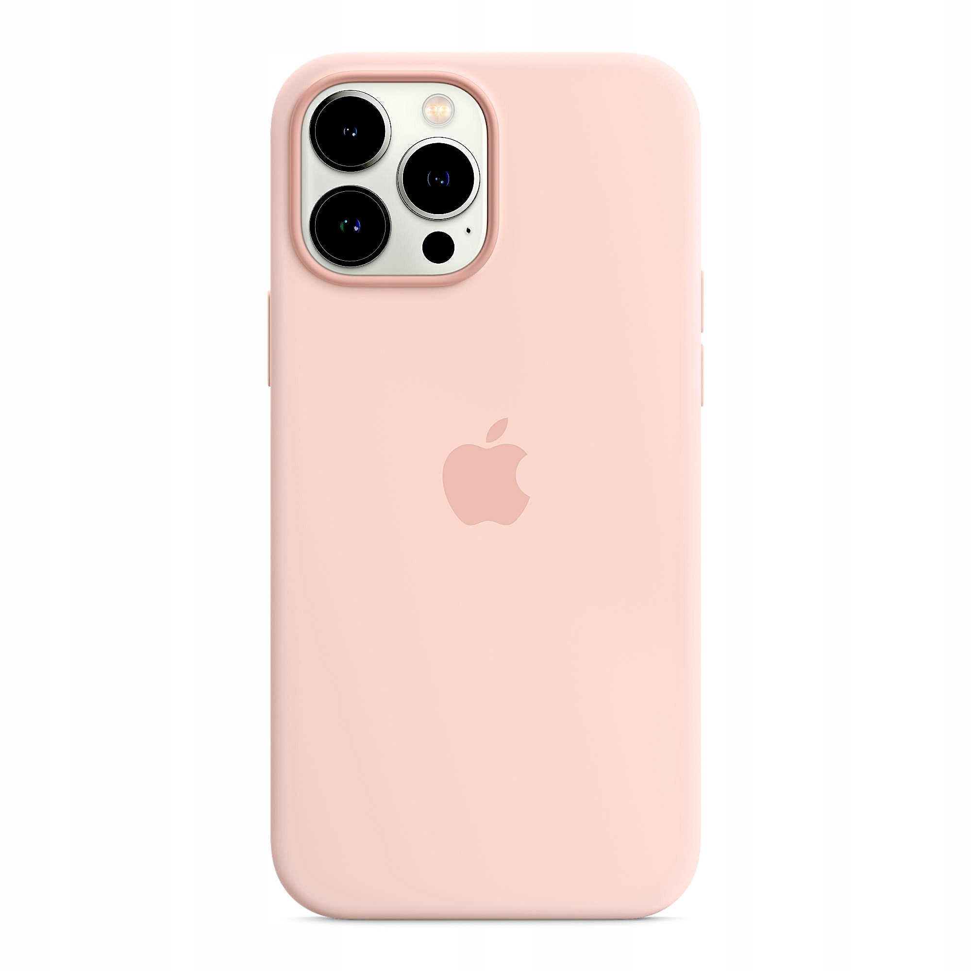Silikonové pouzdro na iPhone 13 Pro Max Světle růžové Silicone Case Chalk Pink