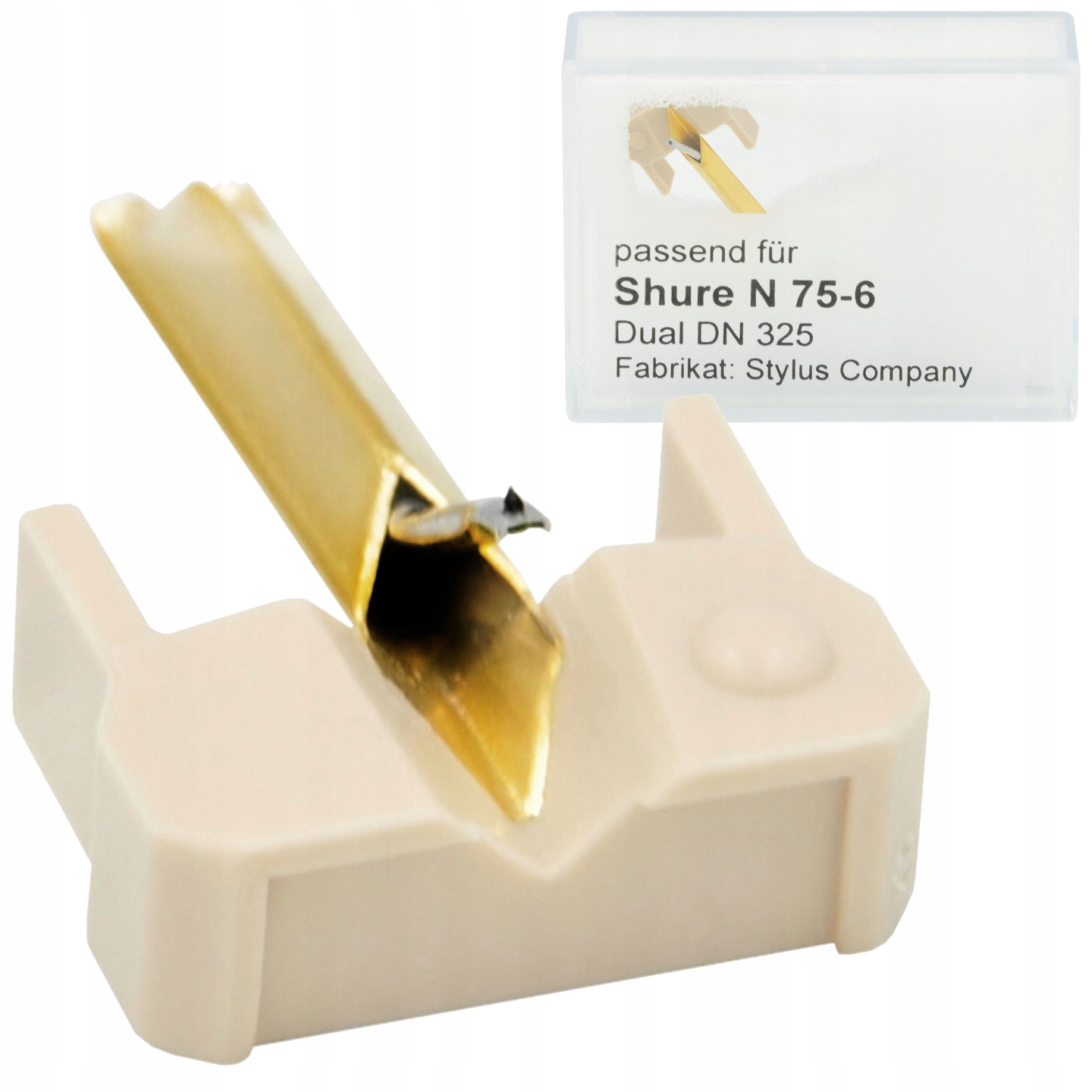 Stylus Co. Japan 1482 N 75-6 Igła Gramofonowa Diamentowa Do Shure M 75D