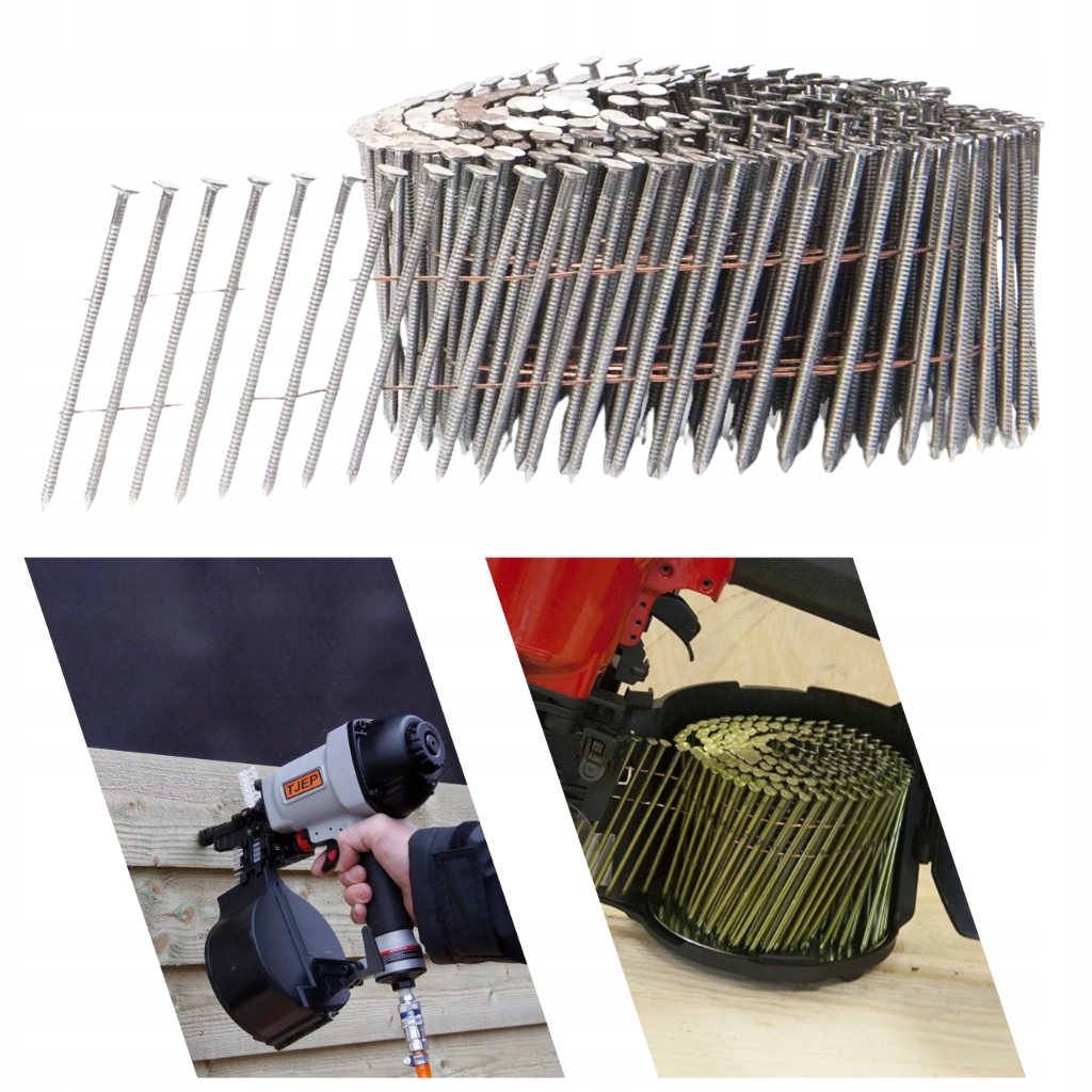 Kroužkové Hřebíky Pro Bubnové Hřebíkovačky 2,5x80 mm 4500 ks Hřebíků