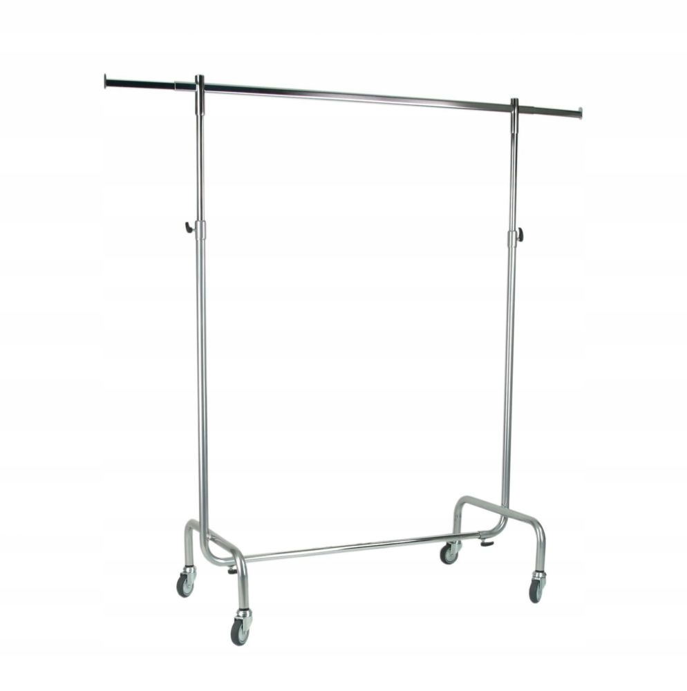 

Wieszak Stojacy Na Ubrania kółka Garderoba 100KG