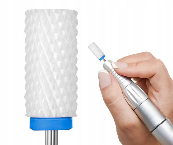 Frez Ceramiczny Do Paznokci Walec Hybryda Żel Akryl Marka inna marka