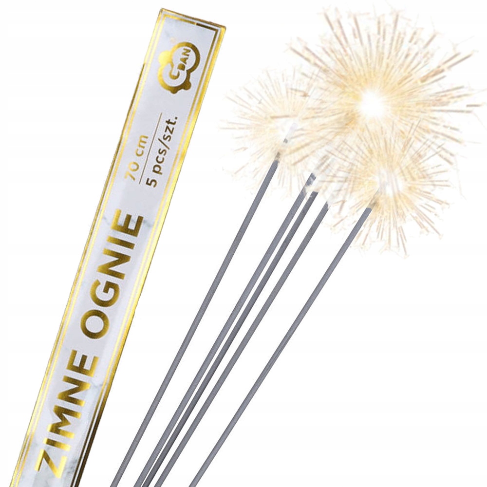 

Zimne Sztuczne Ognie Długie Ślub Wesele 70cm 5szt