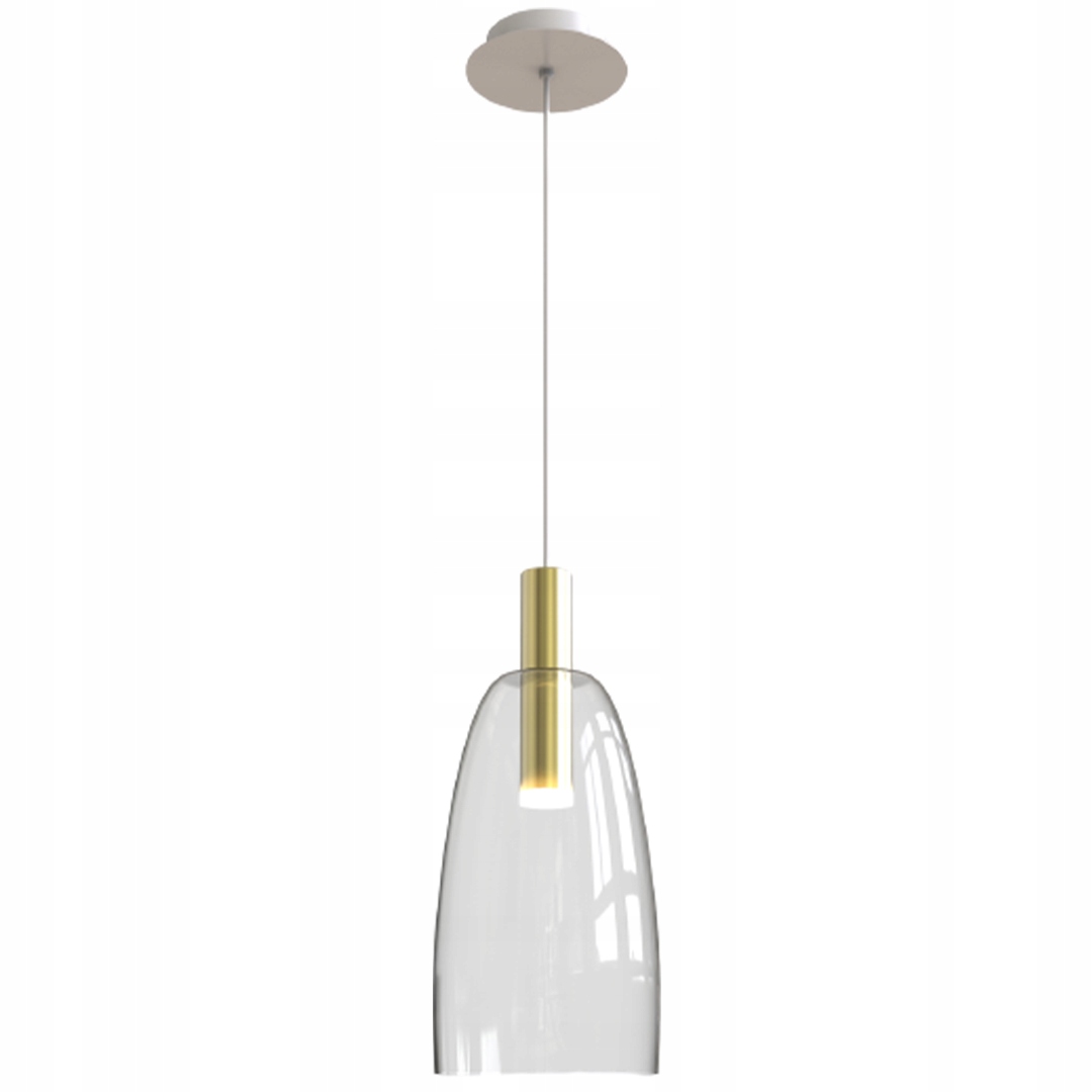 Skleněná stropní lampa Zwis Led do ložnice obývacího pokoje