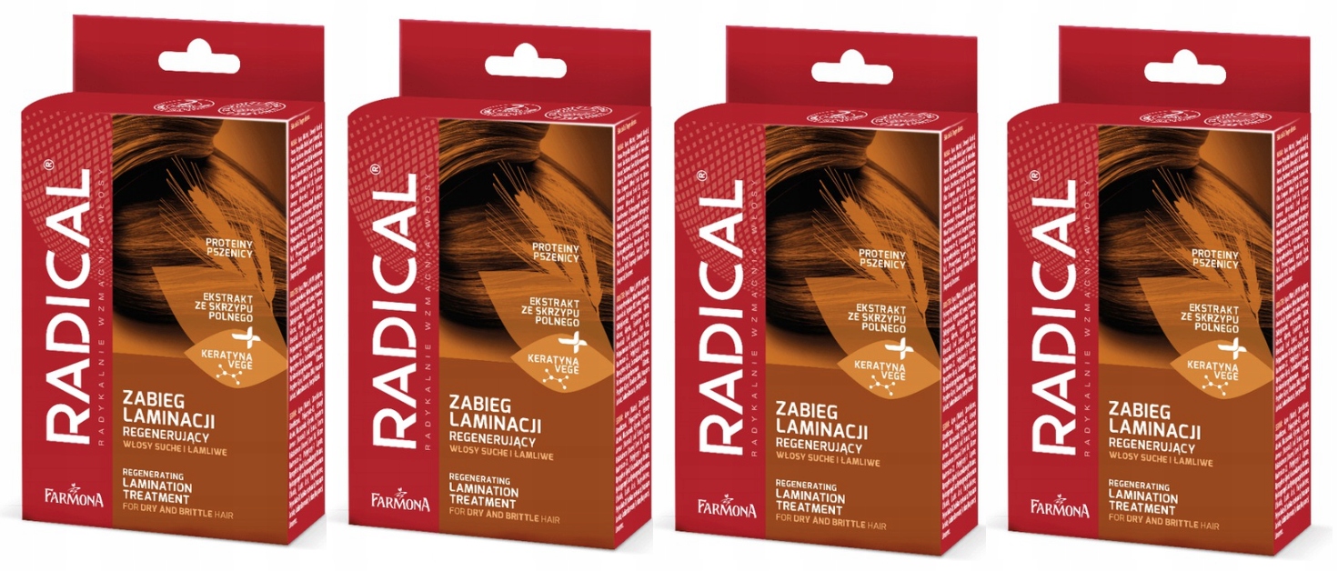 

Radical Regenerujący zabieg laminacji włosów 3w1