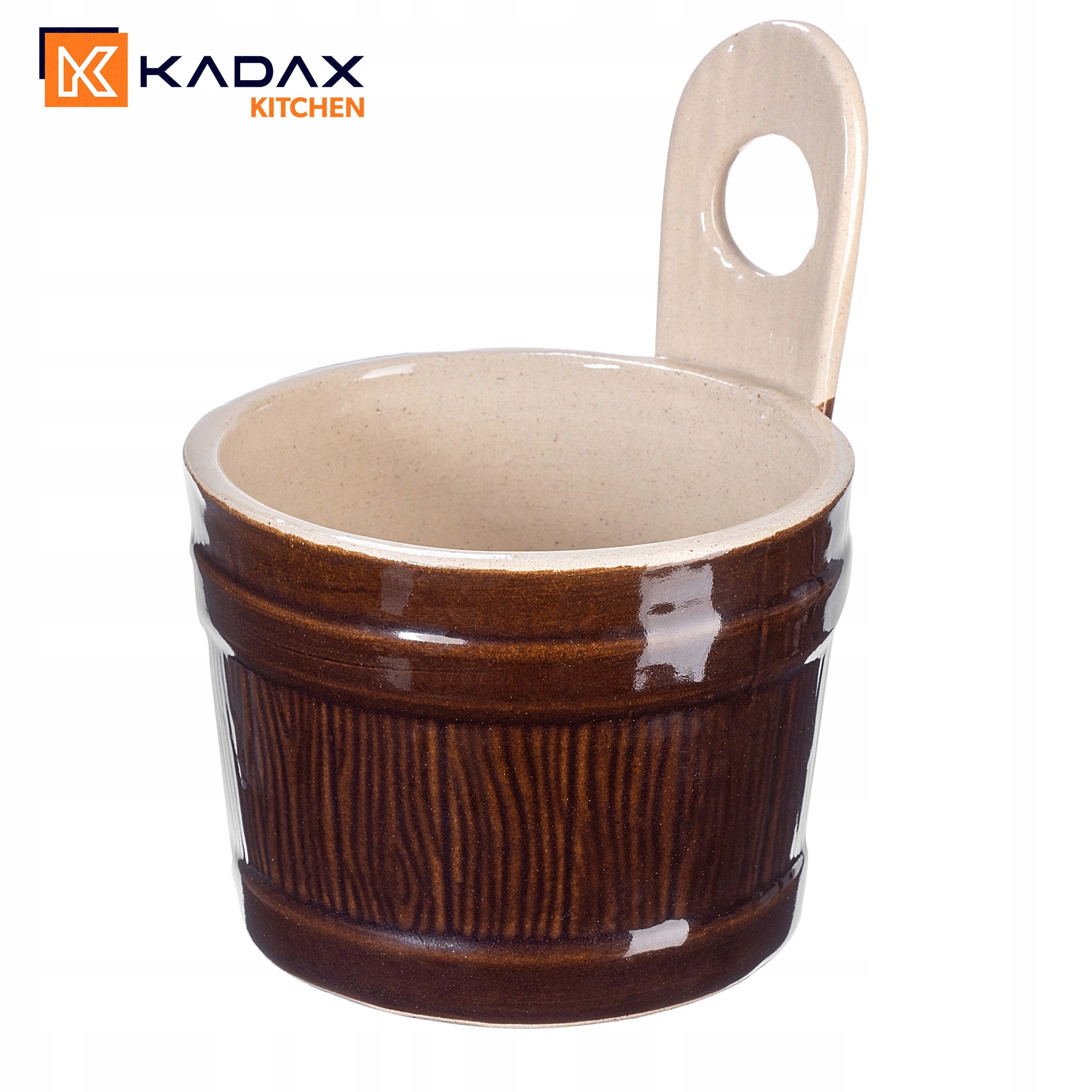 SKOPEK KAMIONKOWY NACZYNIE DO MLEKA 0,5L Kolor brązowy