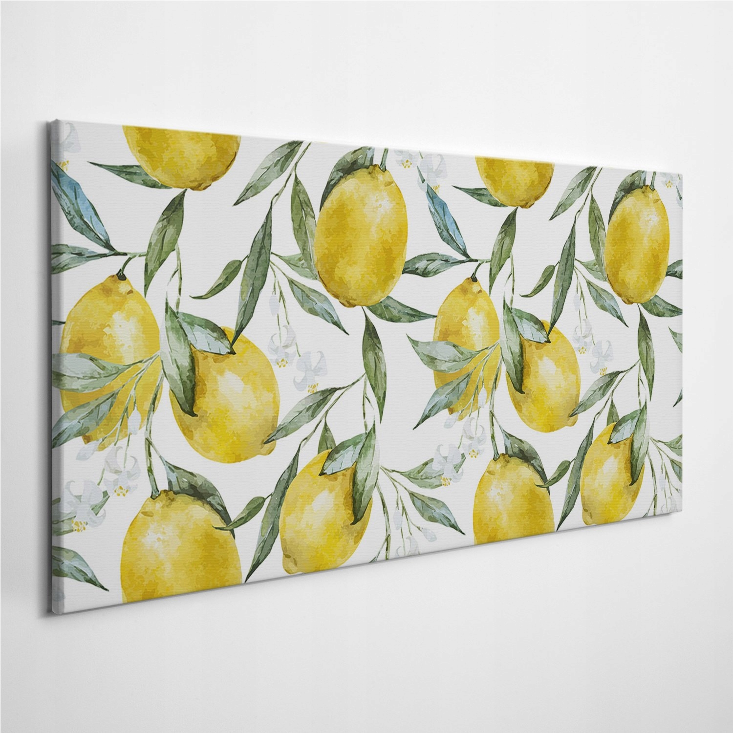 

Foto-obraz na płótnie Cytryna Owoc Akwarele 140x70