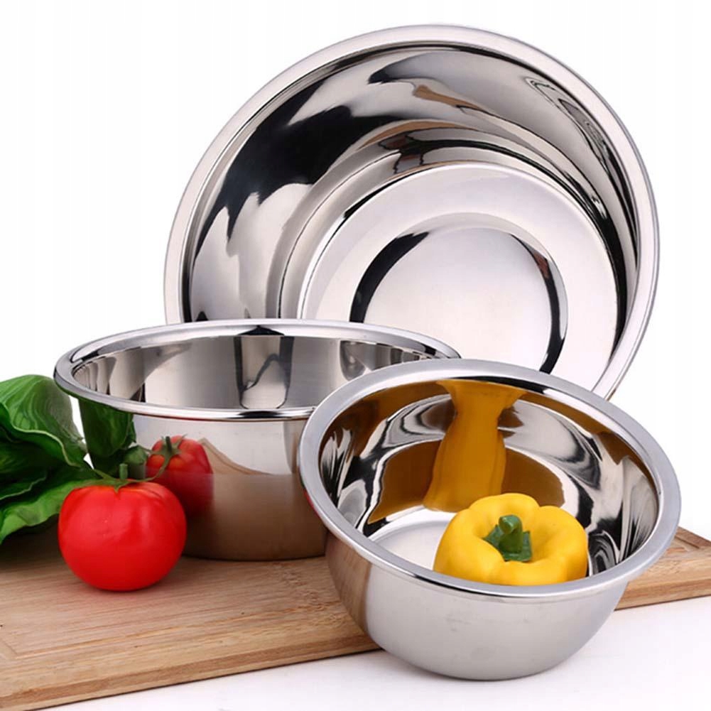 

Miska Kuchenna Stalowa Metalowa Nierdzewna 22CM