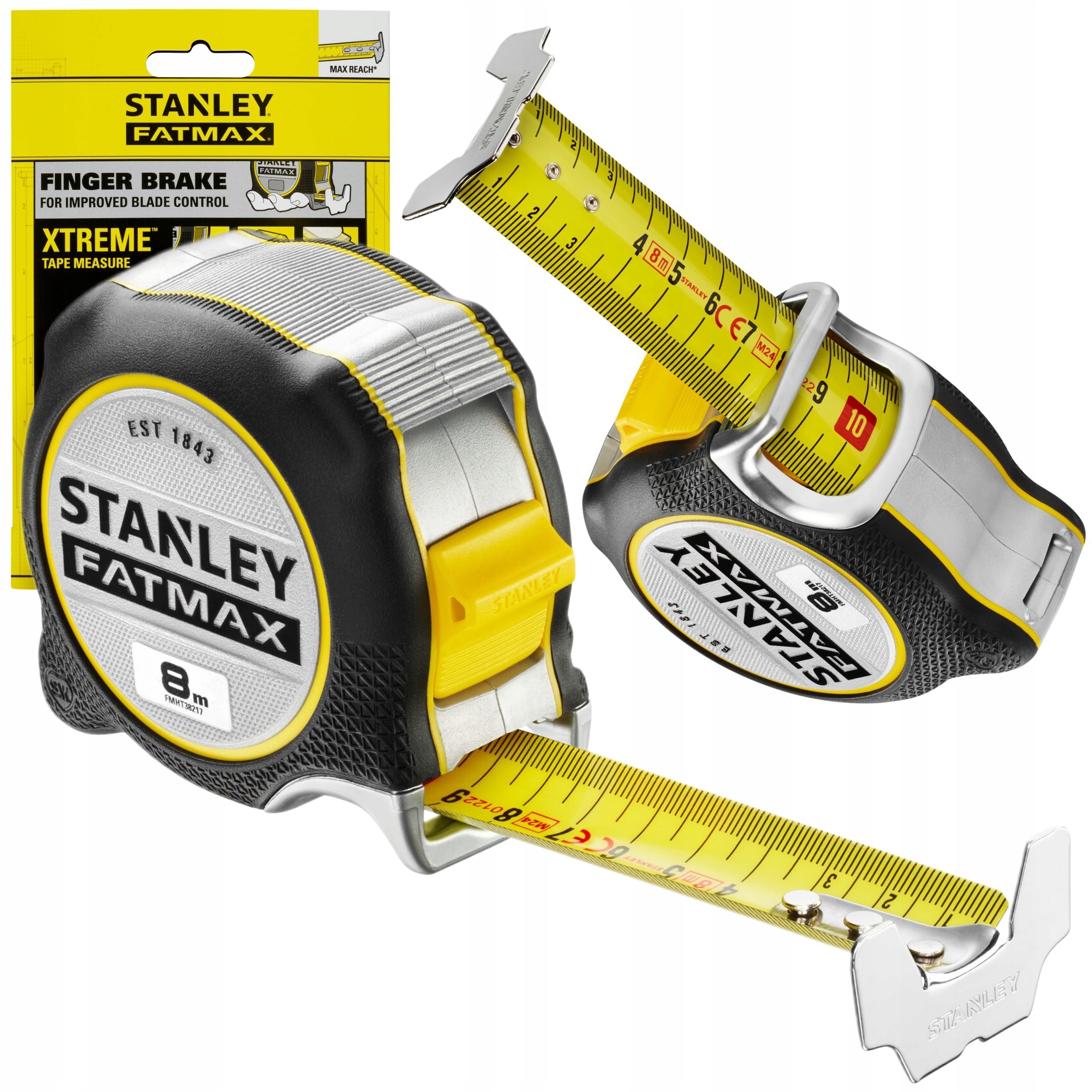 Stanley Svinovací Metr 8 M 32 mm Xtreme Odměrka Metrová Fatmax FMHT38217-0