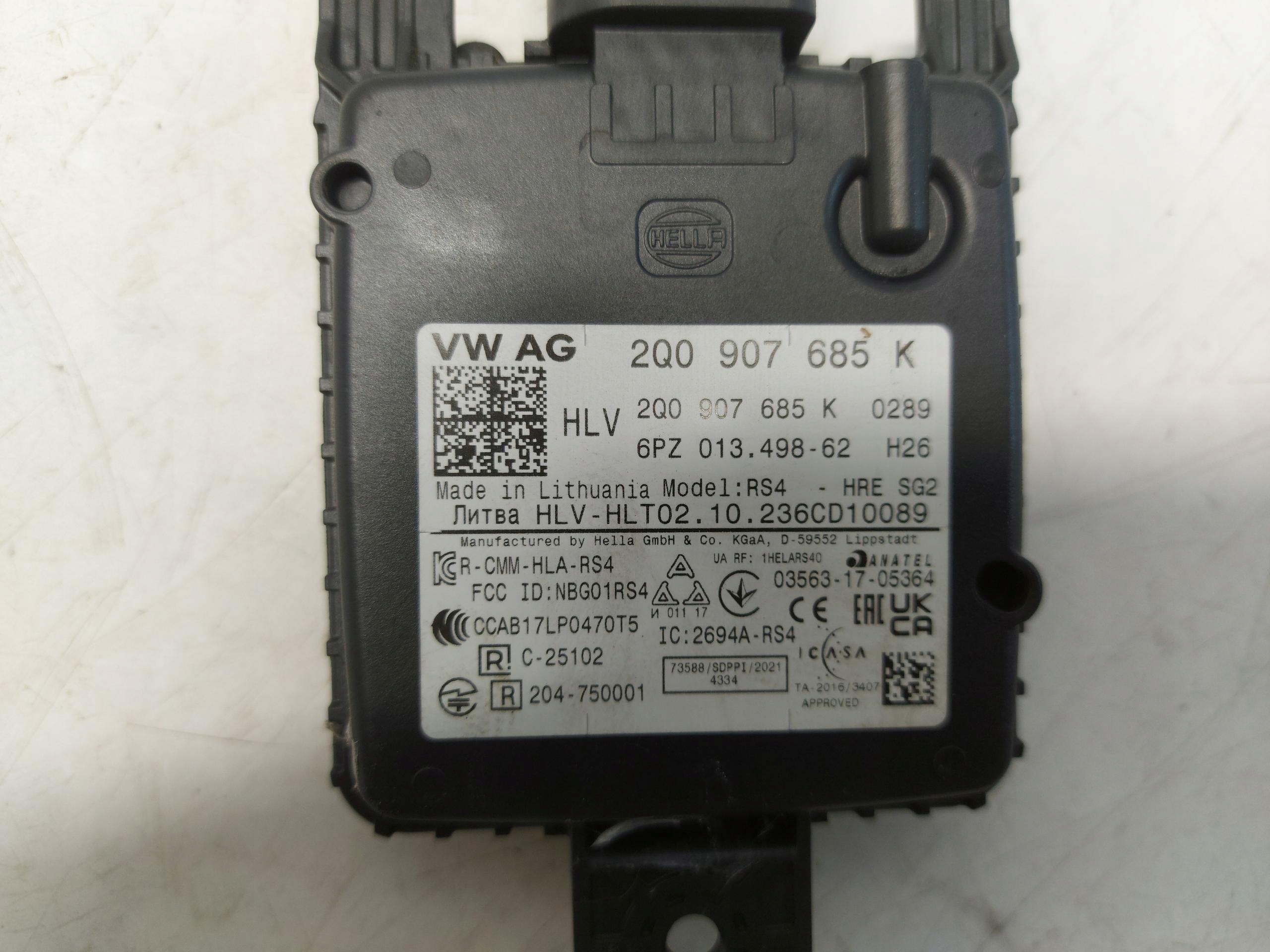 Audi Q4 40 E-TRON radar distronic holder left rear part rear 2q0907685k