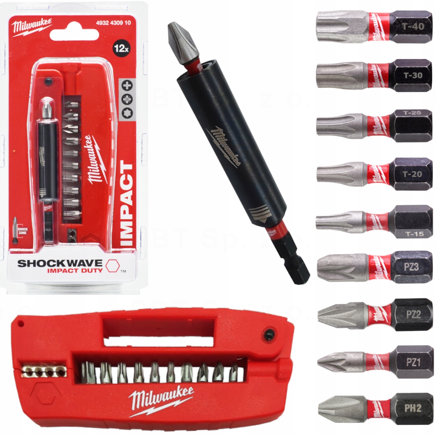 

Zestaw Bitów Drive Guide II Shockwave Milwaukee