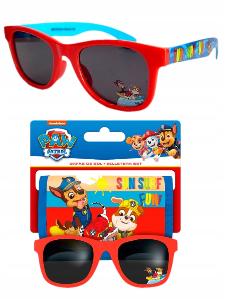 

Zestaw okulary przeciwsłoneczne portfel Psi Patrol