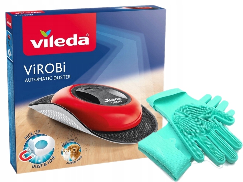 odkurzacz Robot sprzątający Vileda Virobi+rękawic