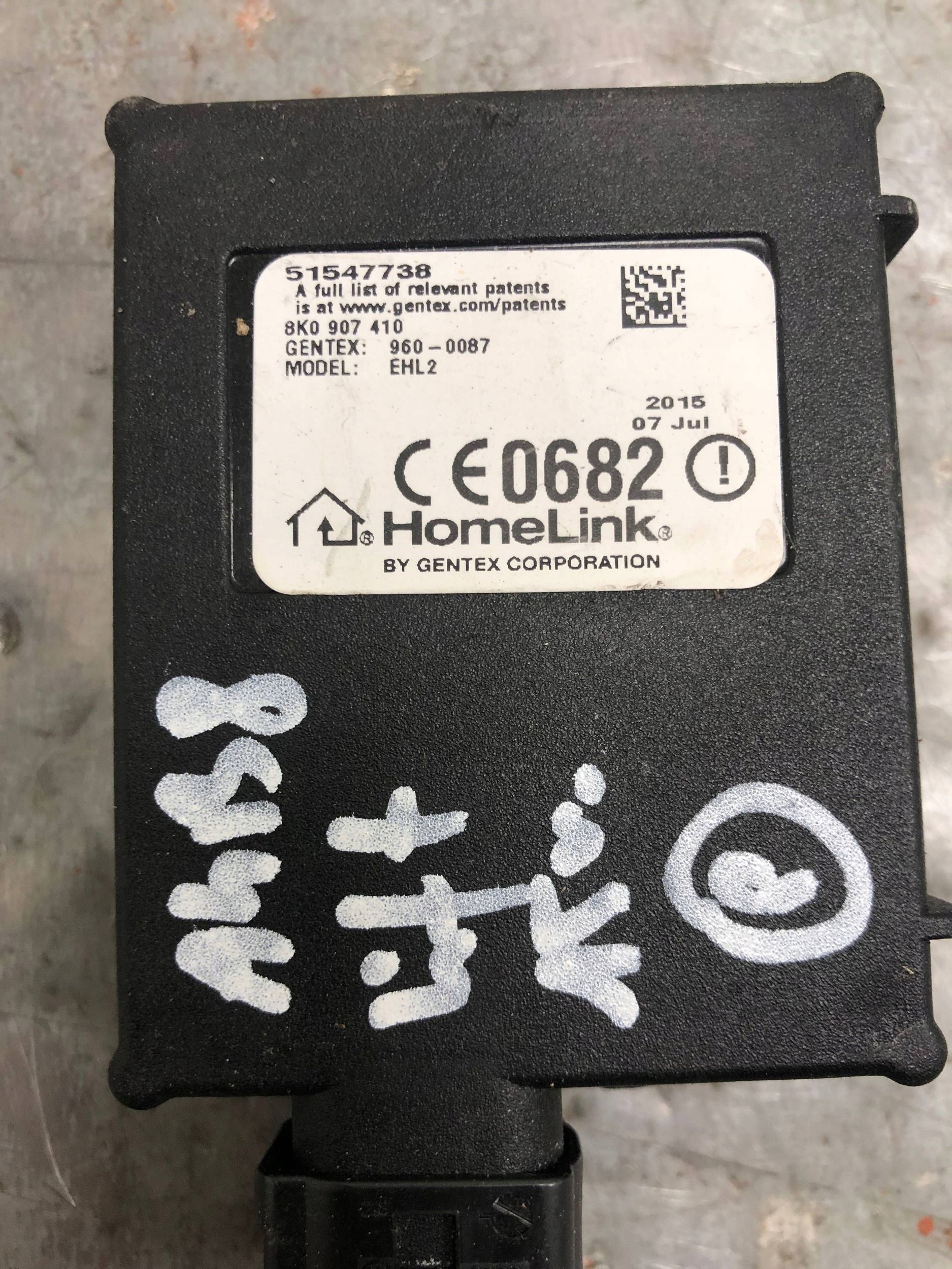 module control unit HOMELINK AUDI A4 B8 LIFT 8K0907410